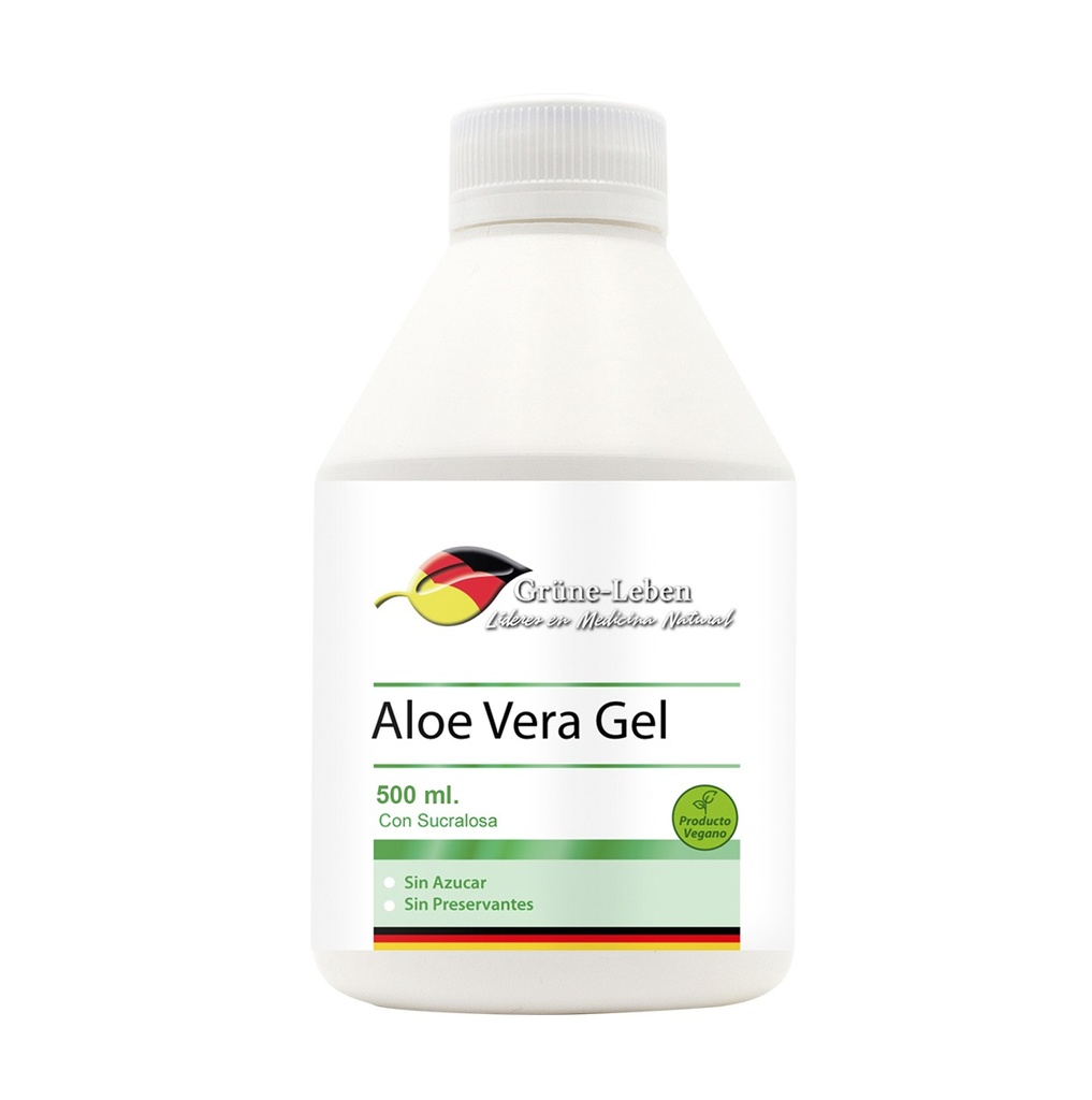 Aloe Vera Gel Vegan 500 mL Grune Leben