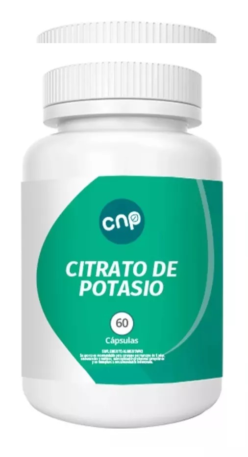 Citrato de Potasio 600 mg 60 Cápsulas Cnp