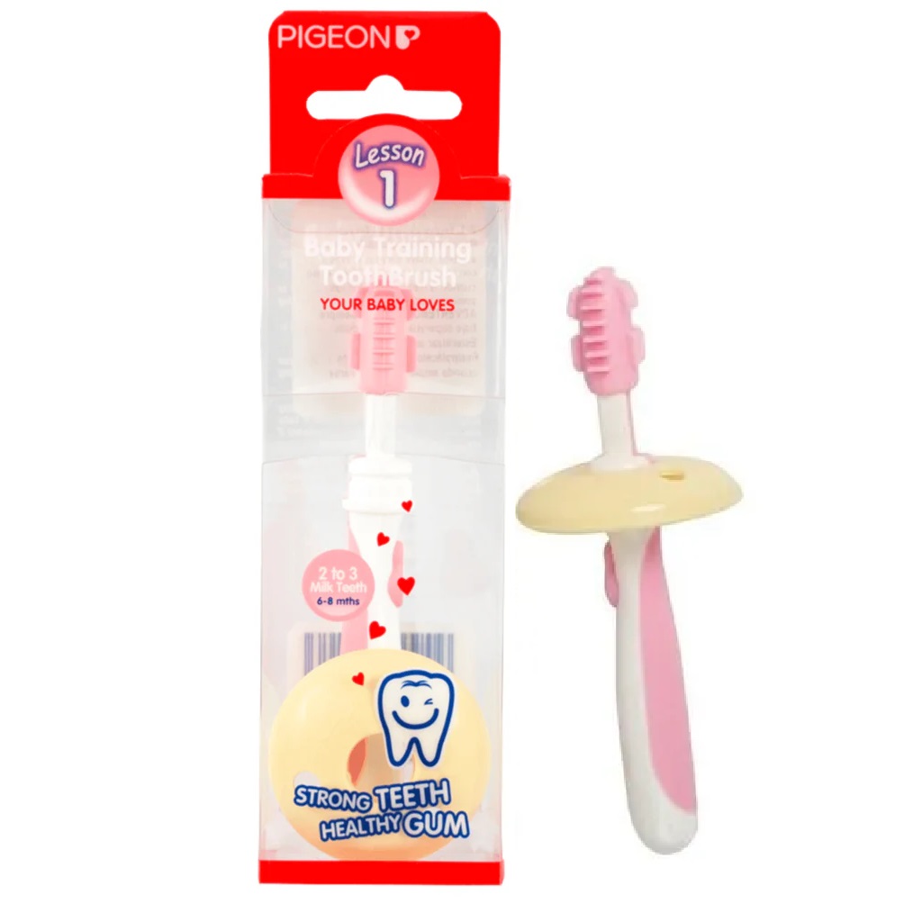 Pigeon Cepillo Dental Aprendizaje Etapa 1 para Bebé