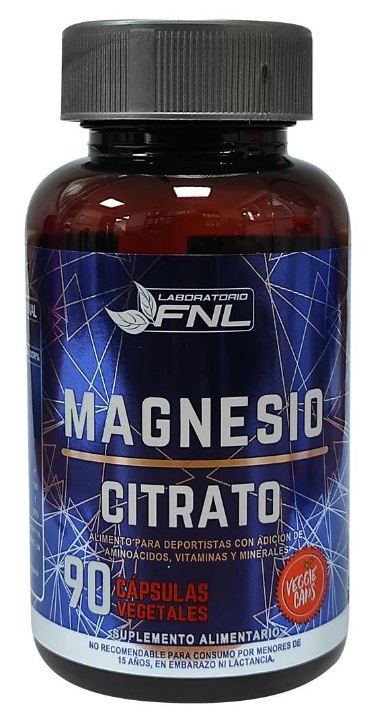 Magnesio Citrato 90 Cápsulas Veggies FNL
