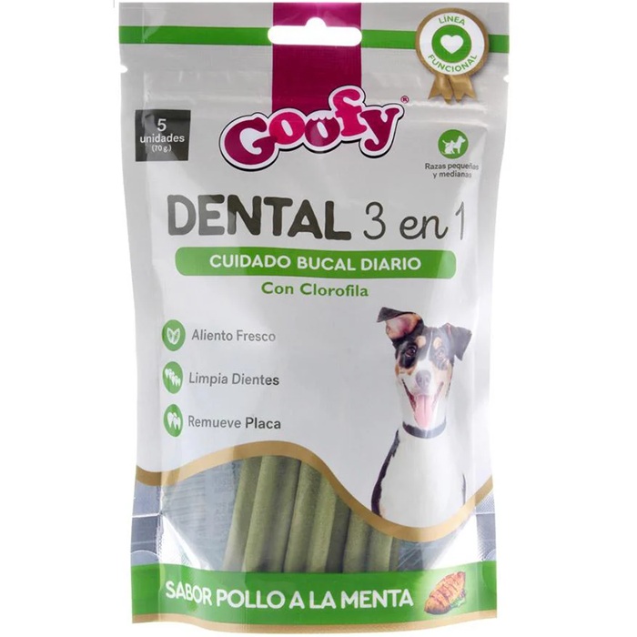 Goofy Dental 3 en 1 5 Unidades 70 g