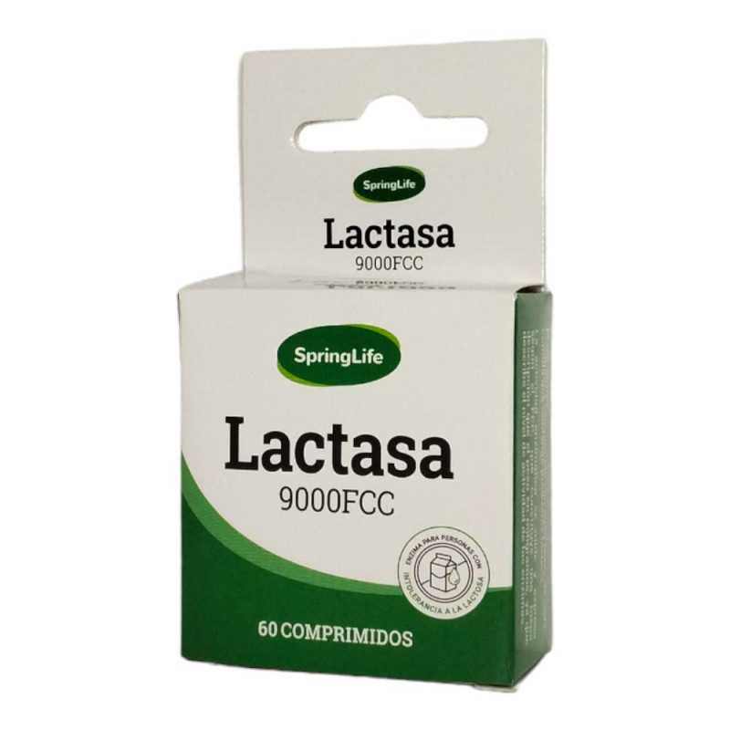 Lactasa 9000 FCC 60 Comprimidos Springlife