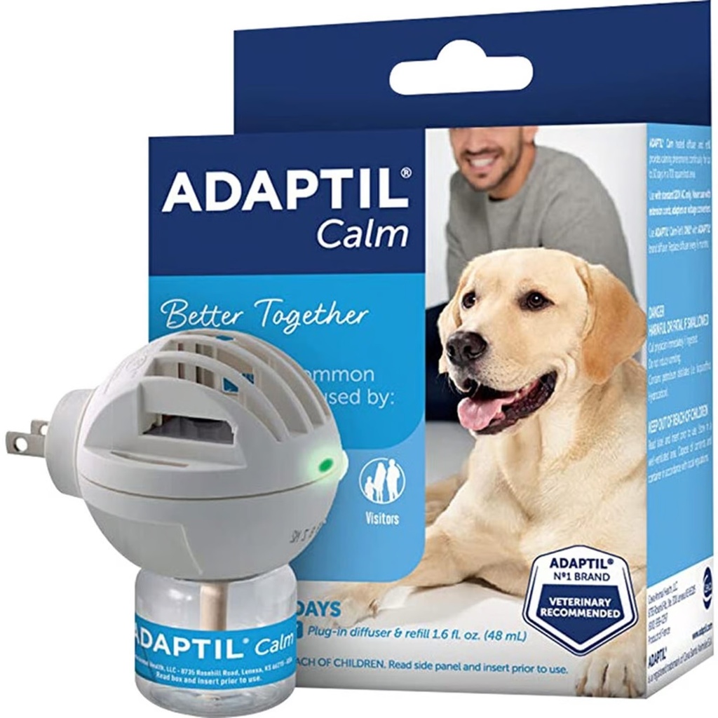 Adaptil Calm Difusor + Recarga 48 mL Feromonas Antiestrés Perros Ceva