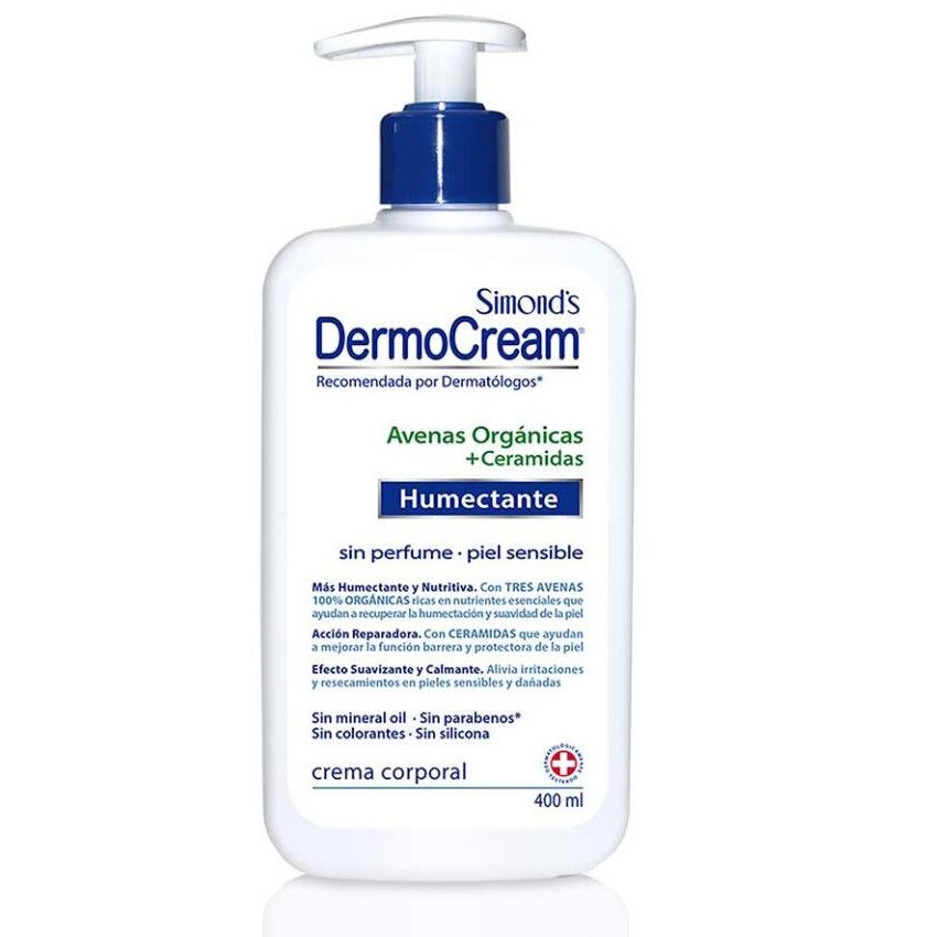 Simond's Dermocream Avenas y Ceramidas Piel Atópica Crema Corporal Humectante 400 mL Durandin