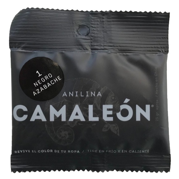 Camaleón Anilina 001 Negro Azabache