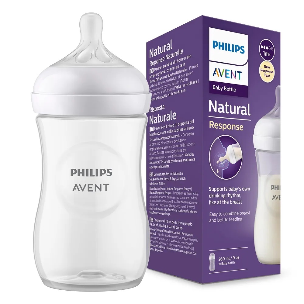 Avent Natural Response Mamadera 1m+ 260 mL Philips