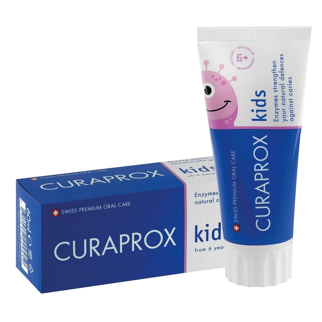 Curaprox Pasta Dental Kids Con Enzimas Sandía 60 mL