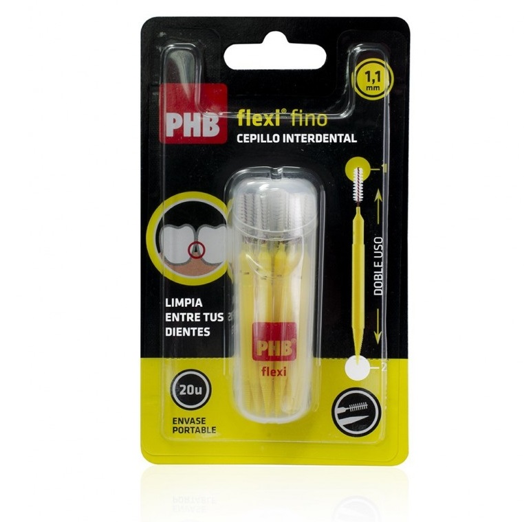 PHB Cepillo Interdental Flexi Fino 1,1 mm 20 Unidades