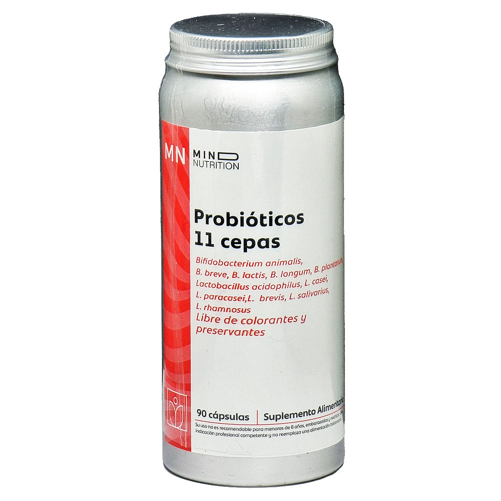 Probiótico 11 Cepas (25.000 mill. UFC) 90 Cápsulas Mind Nutrition