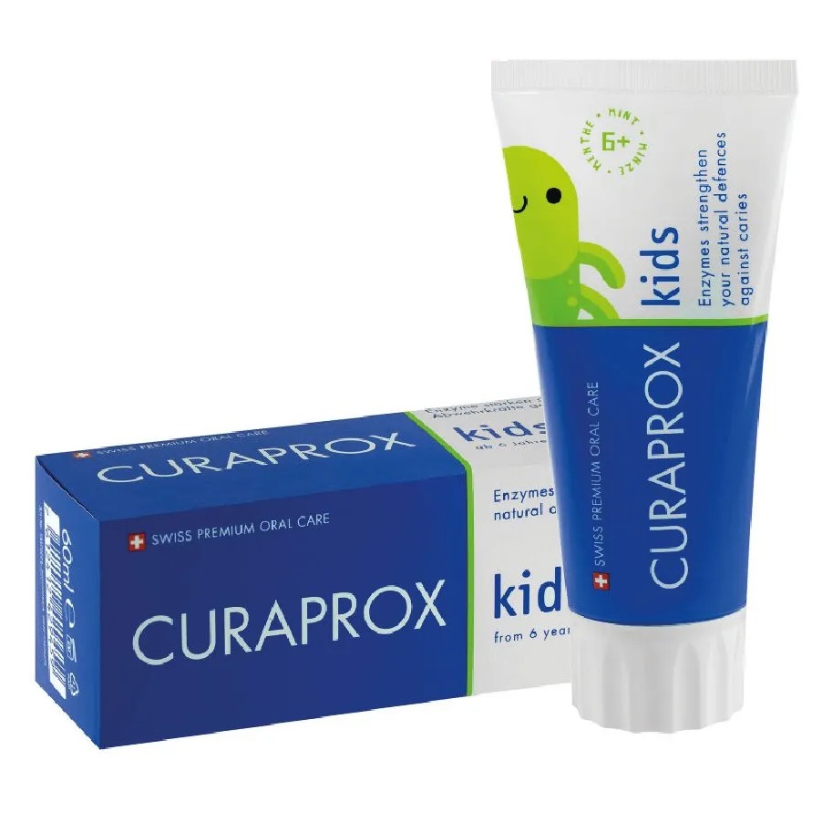 Curaprox Pasta Dental Kids Con Enzimas Menta 60 mL