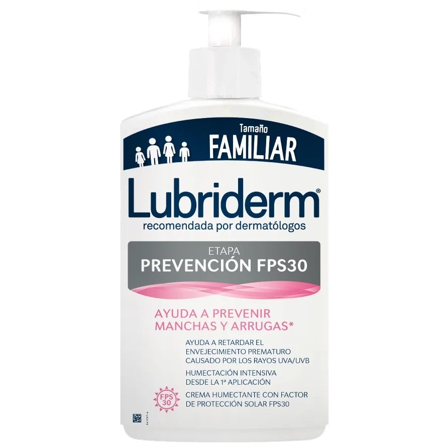 Lubriderm Prevención con Protección Solar FPS 30 Crema Corporal 750 mL Johnson & Johnson