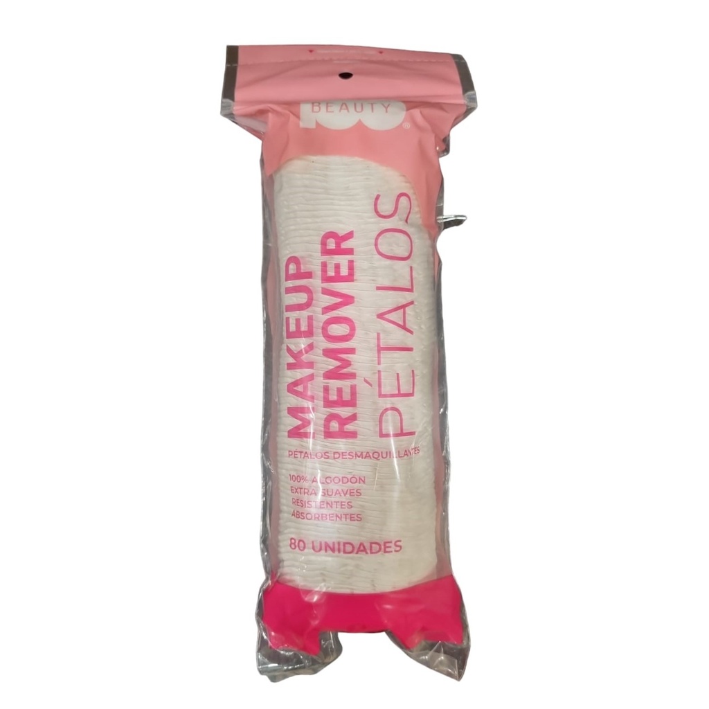 Pétalos Desmaquillantes 80 Unidades Beauty 100