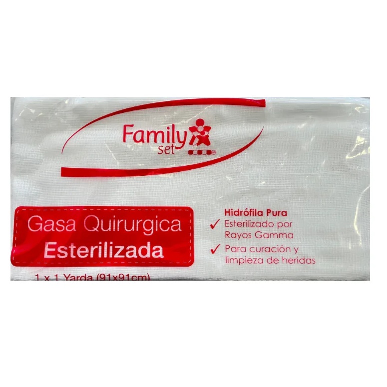 Gasa Estéril 91 x 91 cm Family Set