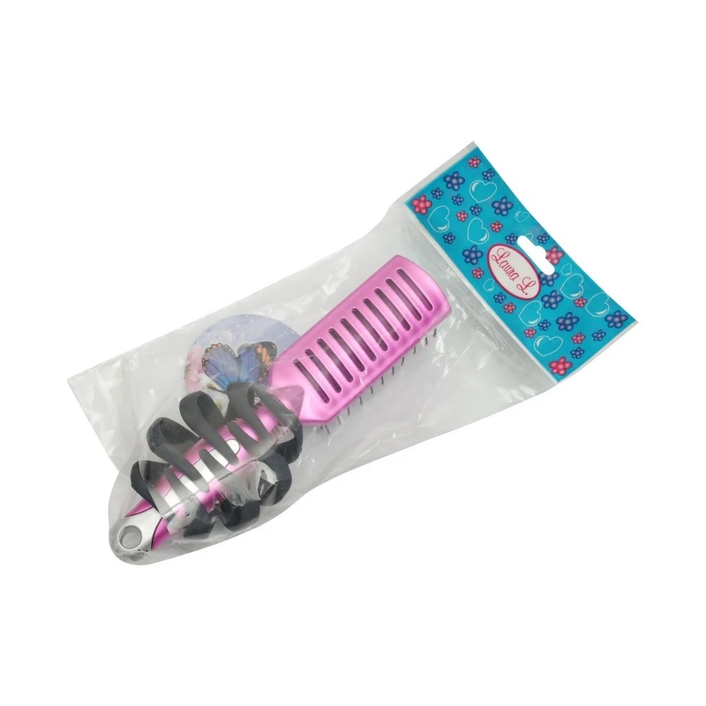Cepillo de Pelo + Accesorios Laura Leiva