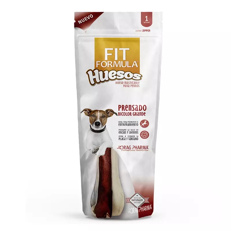 Fit Formula Perros Hueso Grande Prensado Bicolor