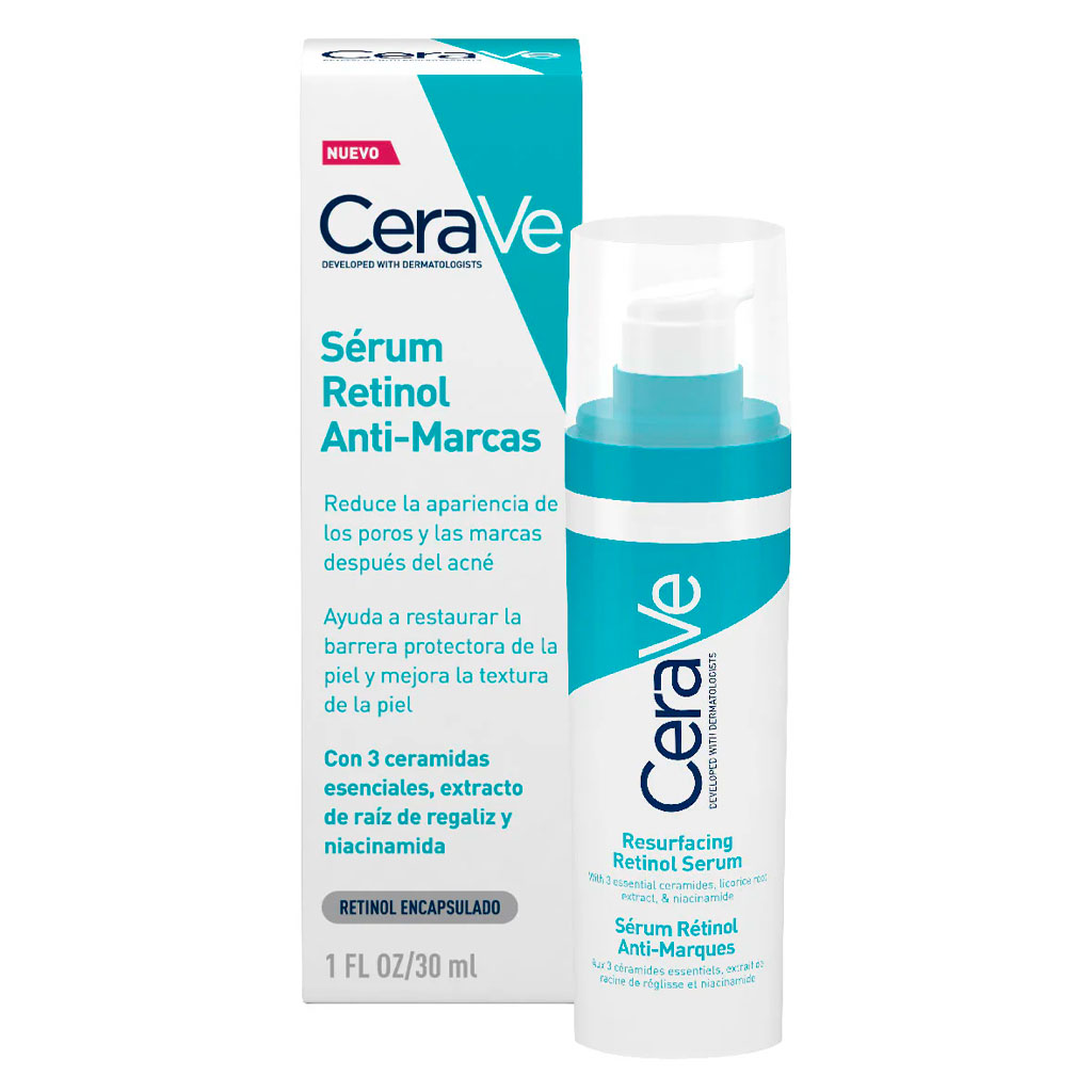 CeraVe Sérum Corrector Antiacné Retinol Anti-Marcas 30 mL