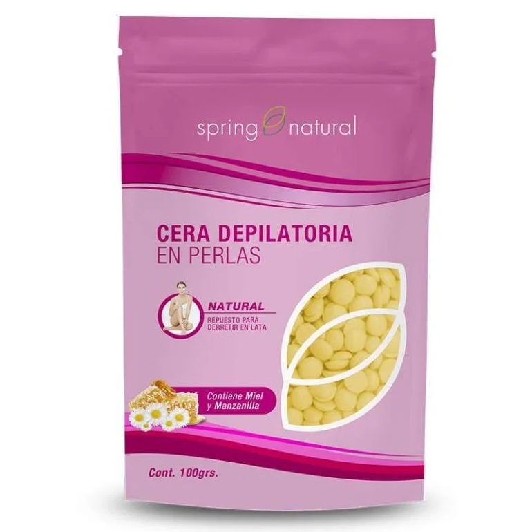 Spring Natural Perlas Natural Cera Depilatoria 100 g