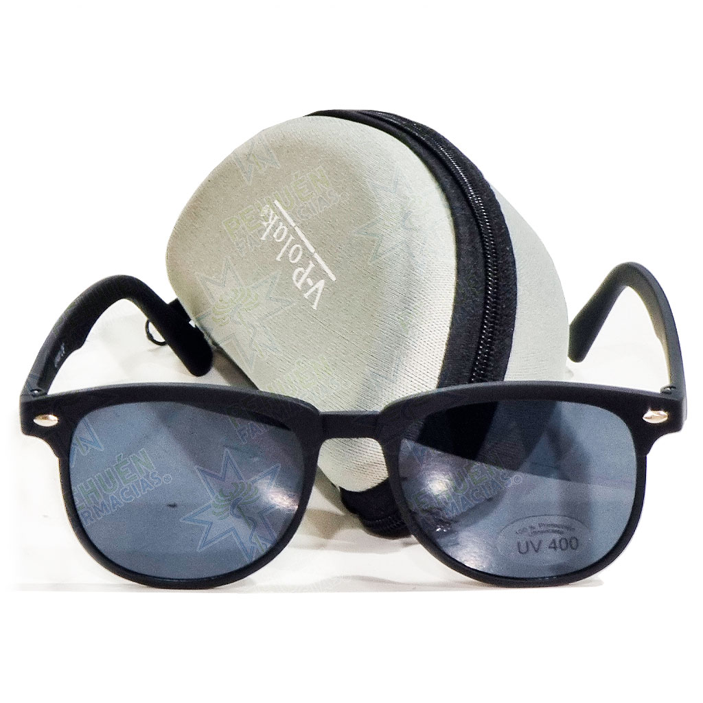 Lentes de Sol Matte Black Protección UV 400 V-Polak