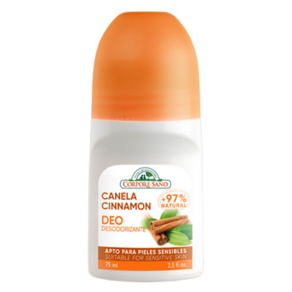 Corpore Sano Desodorante Roll-On Natural Canela 75 mL