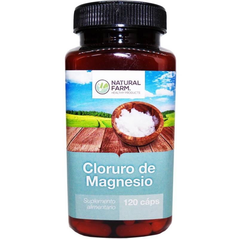 Cloruro de Magnesio 120 Cápsulas Natural Farm