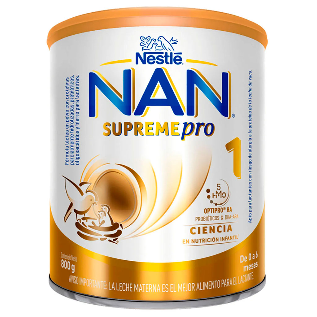 Nan Supreme Pro 1 800 g Fórmula Láctea 0 a 6 Meses Nestlé