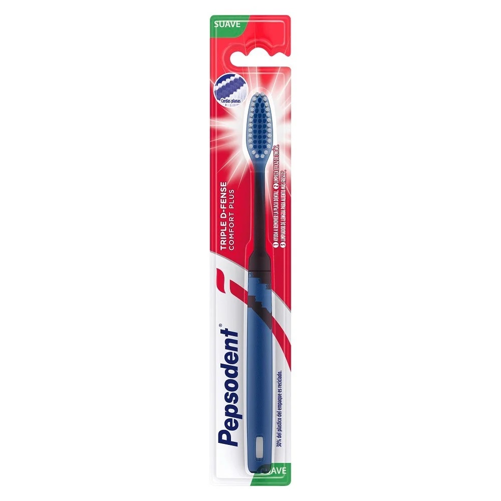 Pepsodent Triple D-Fense Comfort Plus Cepillo Dental Suave Unilever