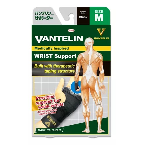 Vantelin Muñequera Estabilizadora Talla M Color Negro