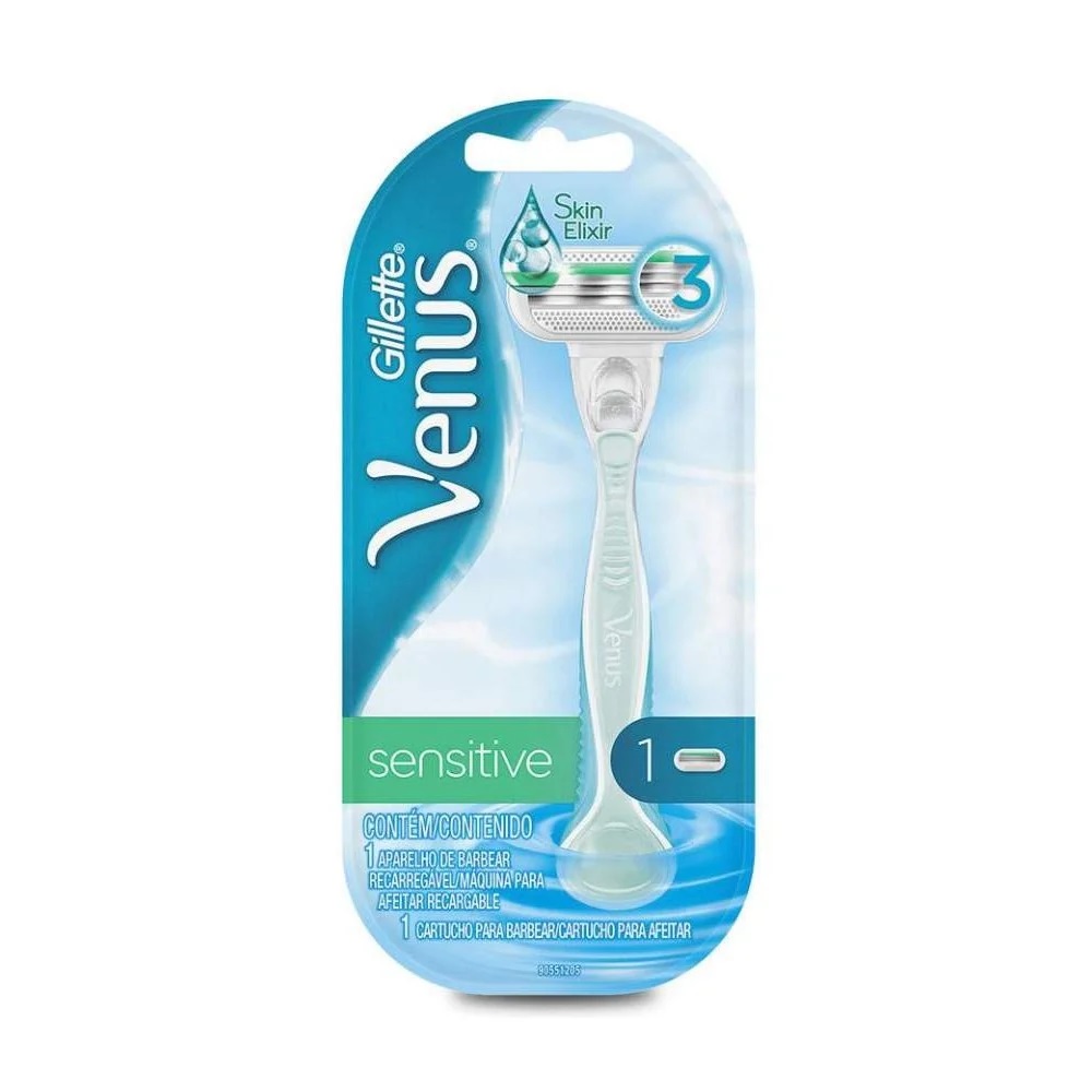 Gillette Venus Sensitive Máquina Para Afeitar Recargable P&G