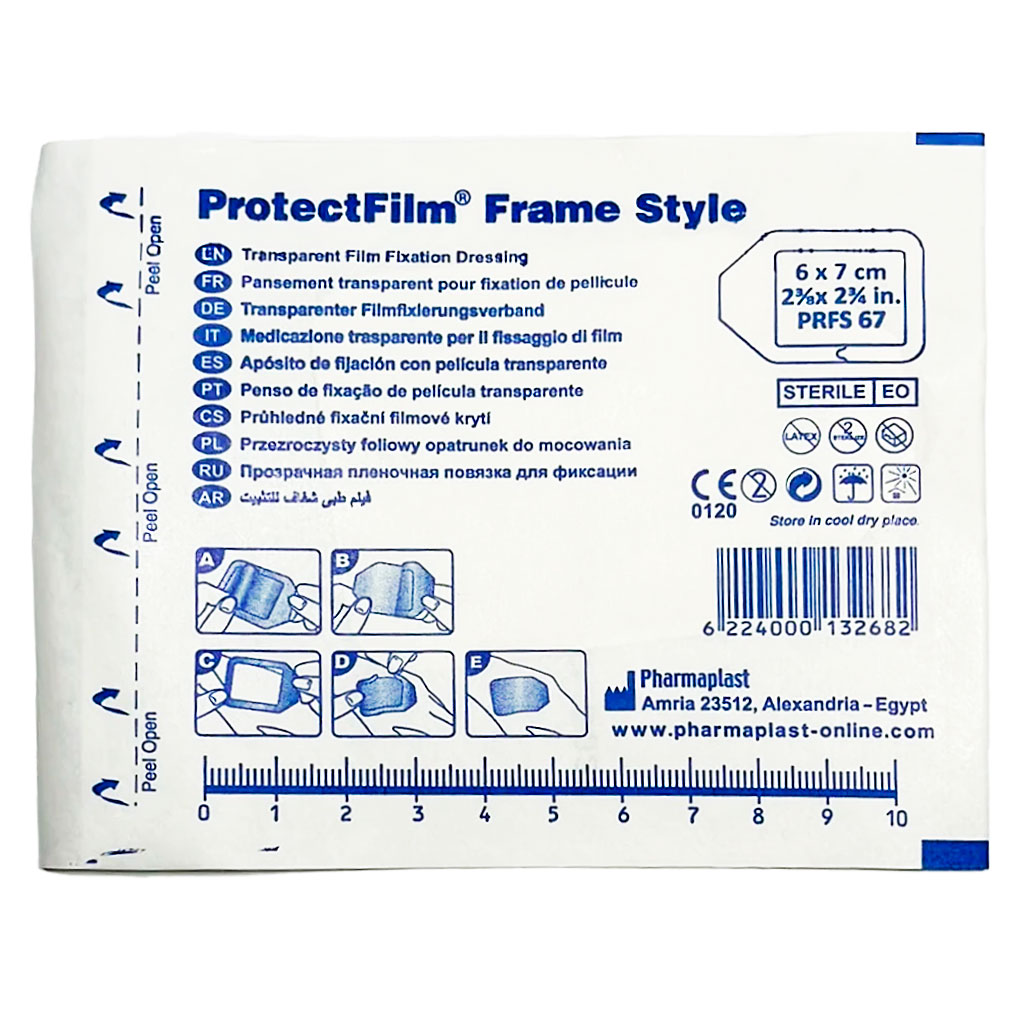 Protectfilm Apósito Adhesivo Transparente 6 x 7 cm 1 Unidad Pharmaplast