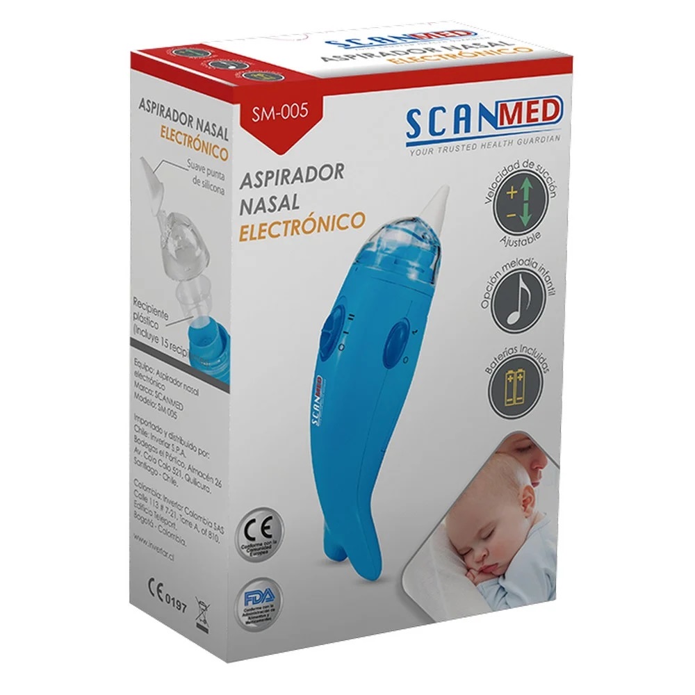 Aspirador Nasal Electrónico Sm-005 Scanmed