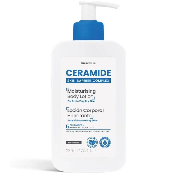 Ceramide Loción Corporal Hidratante Piel Seca 236 mL FaceFacts