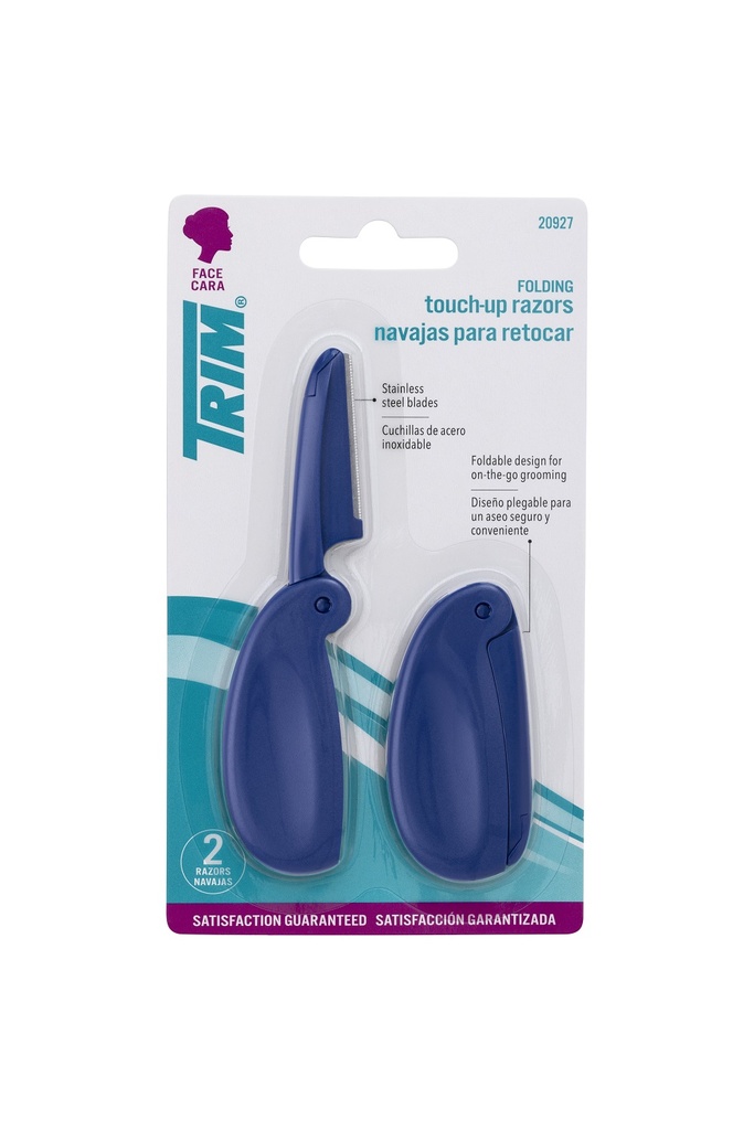 Trim 2 Navajas para Retocar Cejas y Vello de Rostro Hofmann