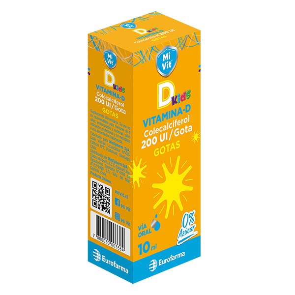 Mi Vit D Kids 200 UI/gota 10 mL Eurofarma