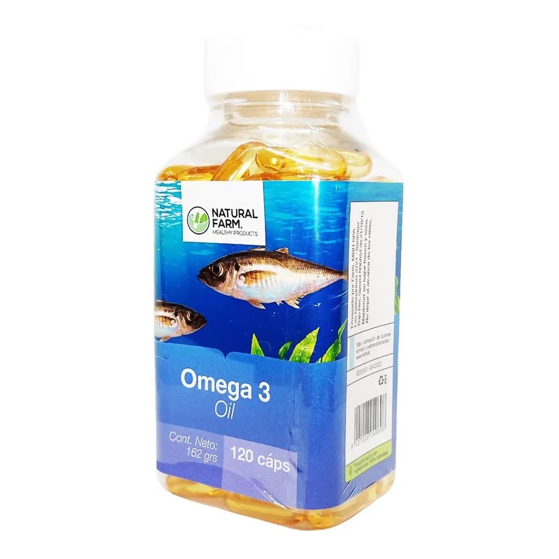 Omega 3 Oil 120 Cápsulas Natural Farm