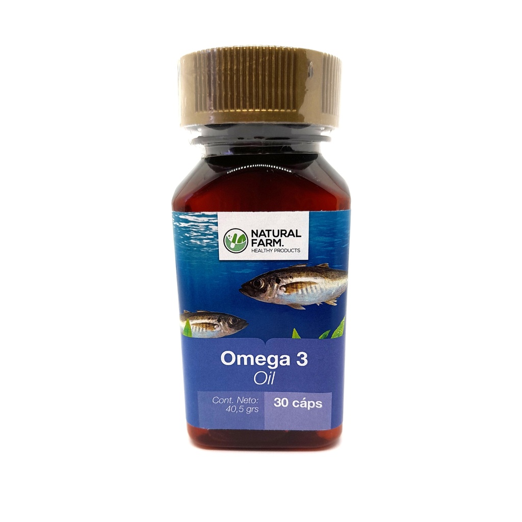 Omega 3 Oil 30 Cápsulas Natural Farm