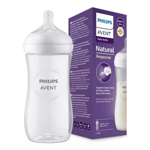 Avent Natural Response Mamadera 3m+ 330 mL Philips
