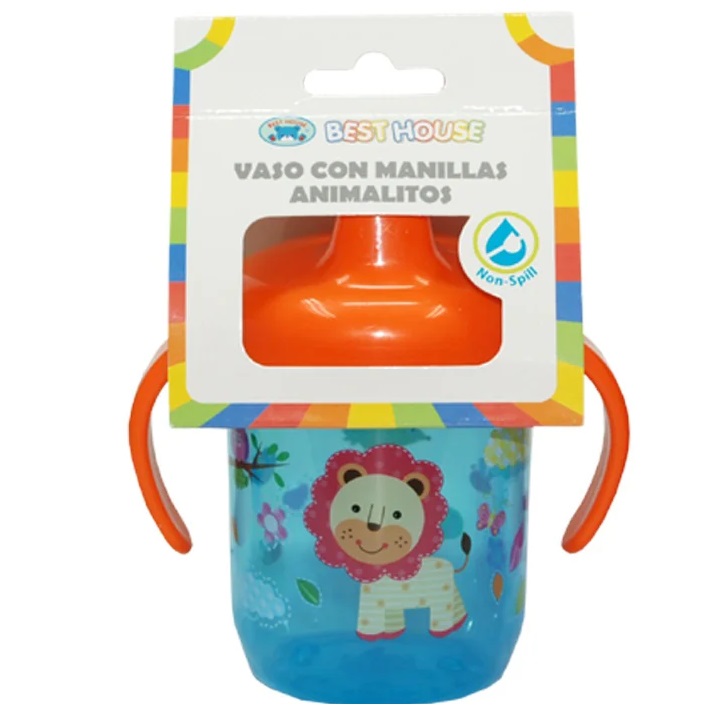 Best House Vaso de Entrenamiento con Manillas 18m+