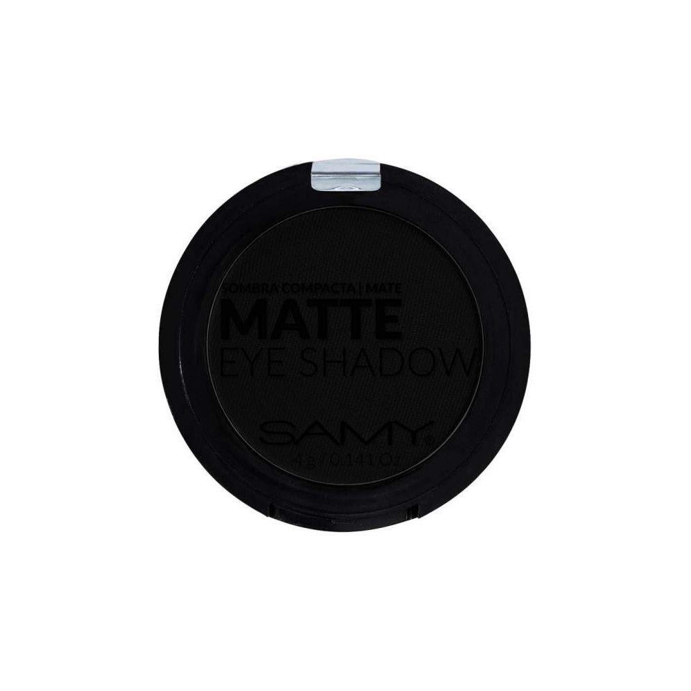 Samy Eye Shadow Sombra Mineral Matte 01 Negro Profundo