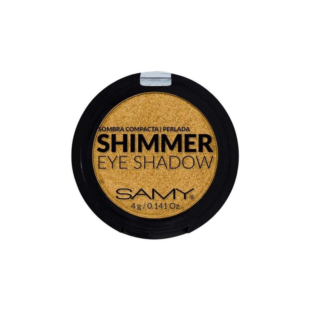 Samy Eye Shadow Sombra Mineral Shimmer 06 Dorado Perlado
