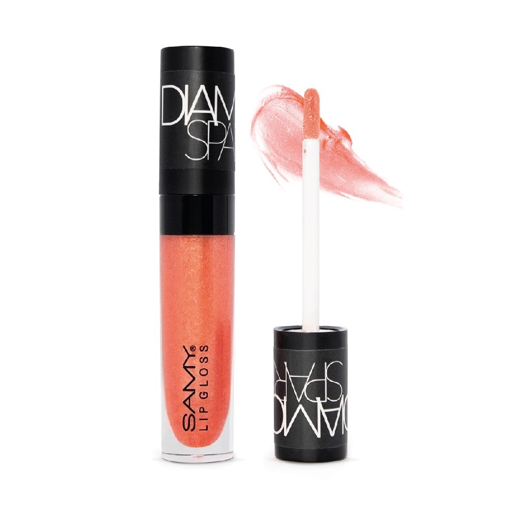 Samy Brillo de Labios Diamonds Spark Lip Gloss Shine 01 Melocotón Plata