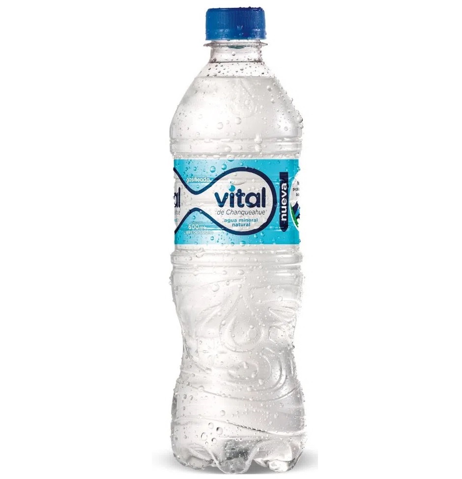 Vital Agua Mineral Natural con Gas 600 mL