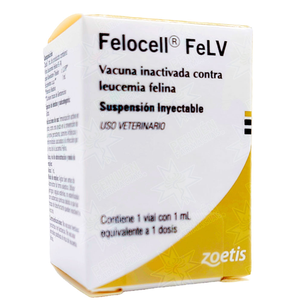 Felocell FeLV (Gato) (Ref.) Suspensión Inyectable 1 Dosis Vacuna Leucemia Felina Zoetis