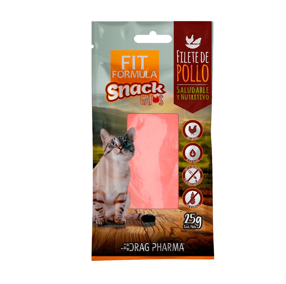 Fit Formula Gatos Snack Filete de Pollo 25 g