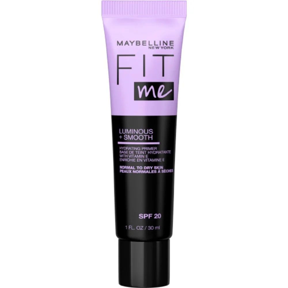 Fit Me Base Hidratante Luminosa y Suave FPS 20 Piel Normal a Seca 30 mL