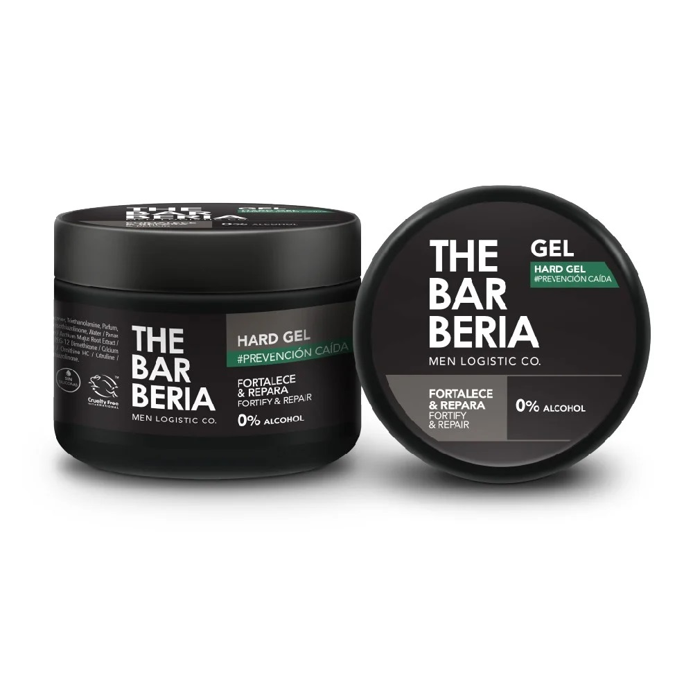 The Barberia Hard Gel Prevención Caída Fortalece y Repara 220 mL