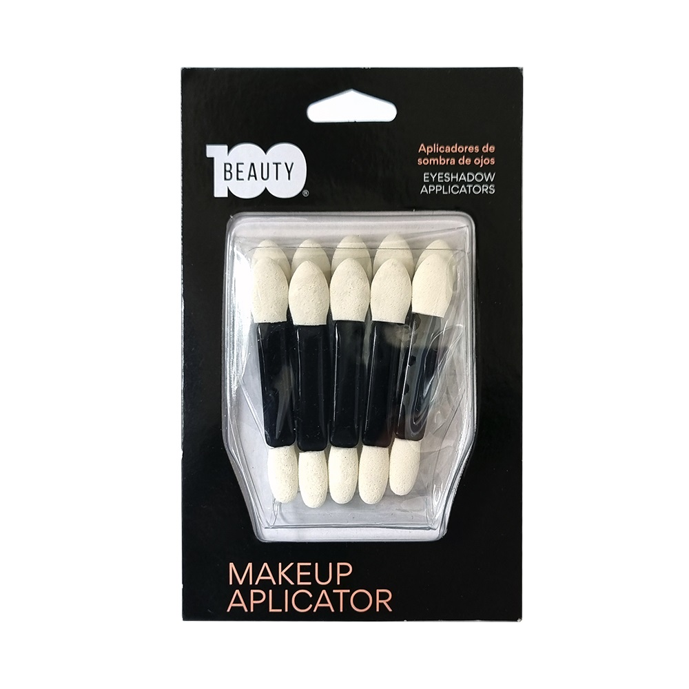 Beauty 100 Set 10 Aplicadores Sombra Ojos