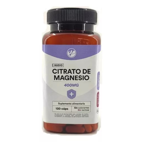 Citrato de Magnesio 400 mg 120 Cápsulas Natural Farm