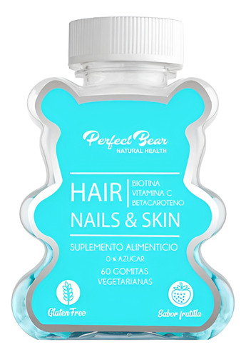 Hair, Nails & Skin 60 Gomitas Perfect Bear