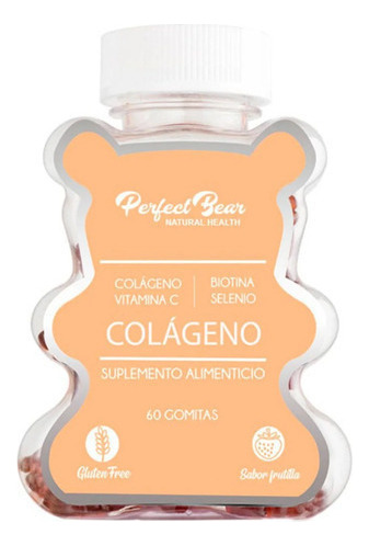 Colágeno Hidrolizado+ Biotina+Vit C 60 Gomitas Perfect Bear