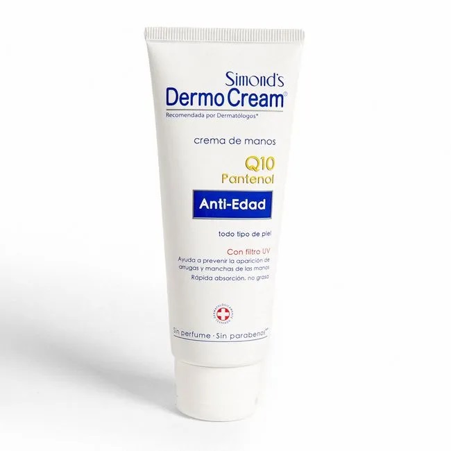 Simond's DermoCream Crema de Manos Anti-Edad Q10 y Pantenol Filtro UV 80 mL Durandin